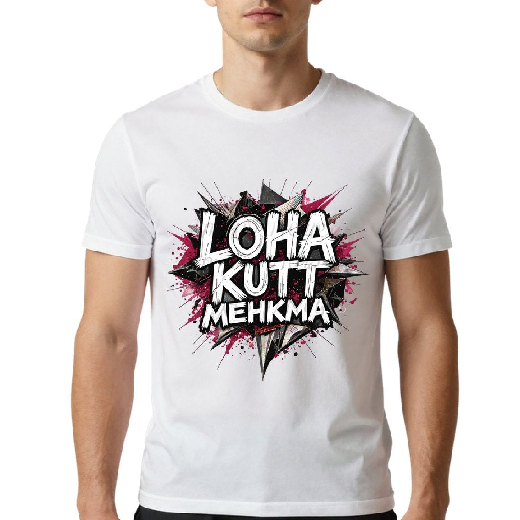 Loha Kutt Mehkma - T-Shirt (Red - White)