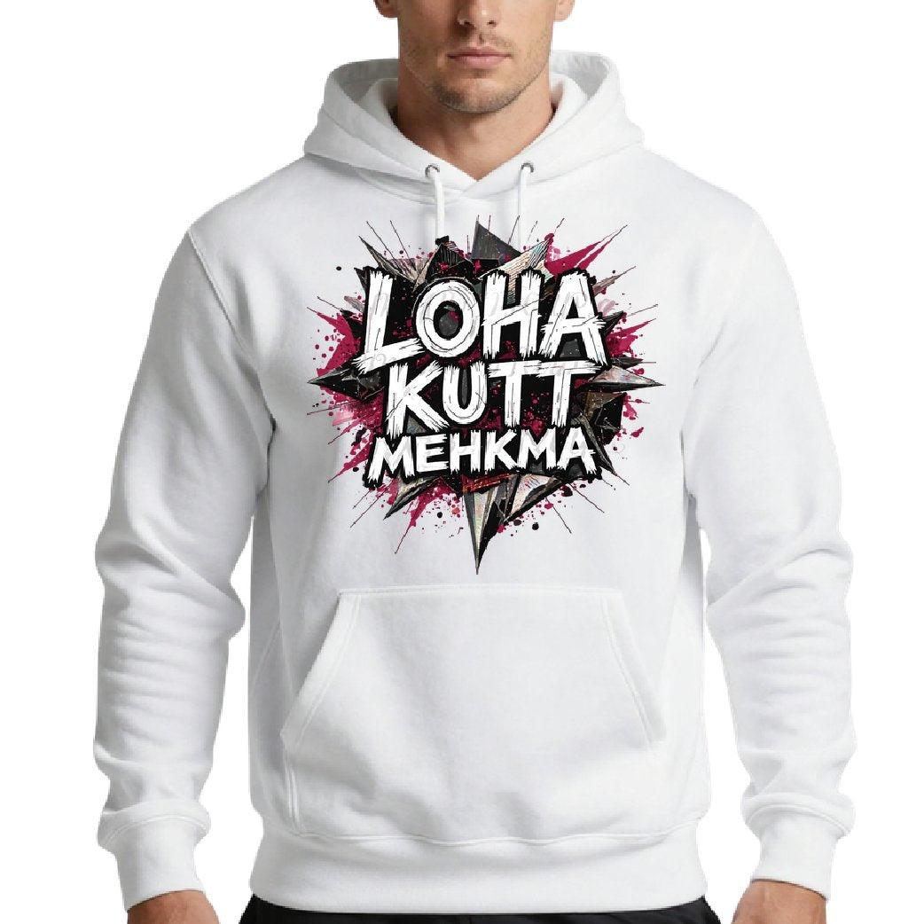 Loha Kutt Mehkma - Hoodie (Red - White)
