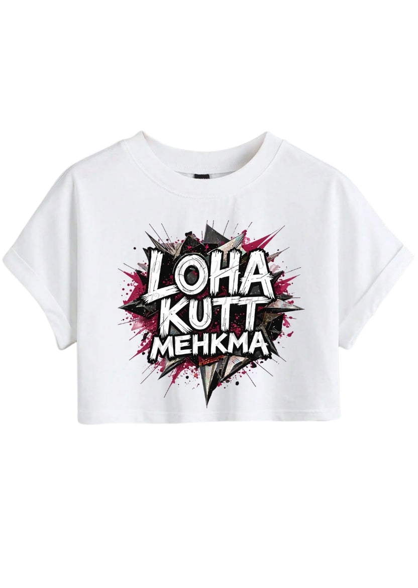 Loha Kutt Mehkma Cropped T-Shirt 8