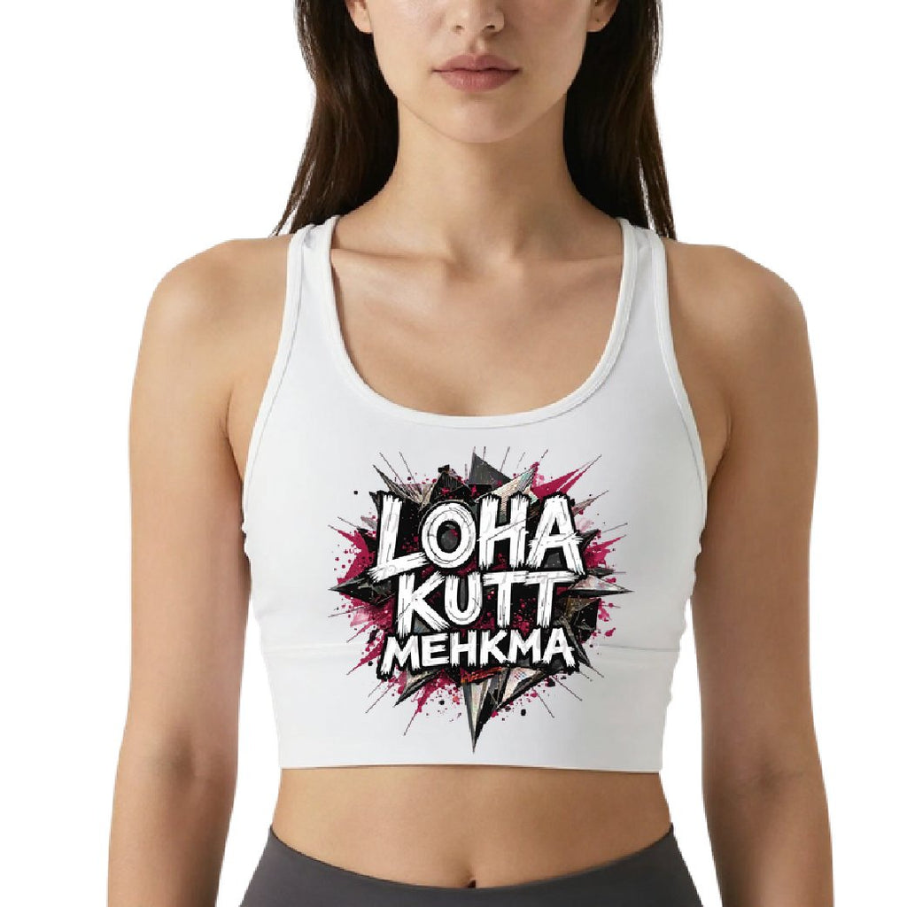 Loha Kutt Mehkma - Crop top (Red - White)