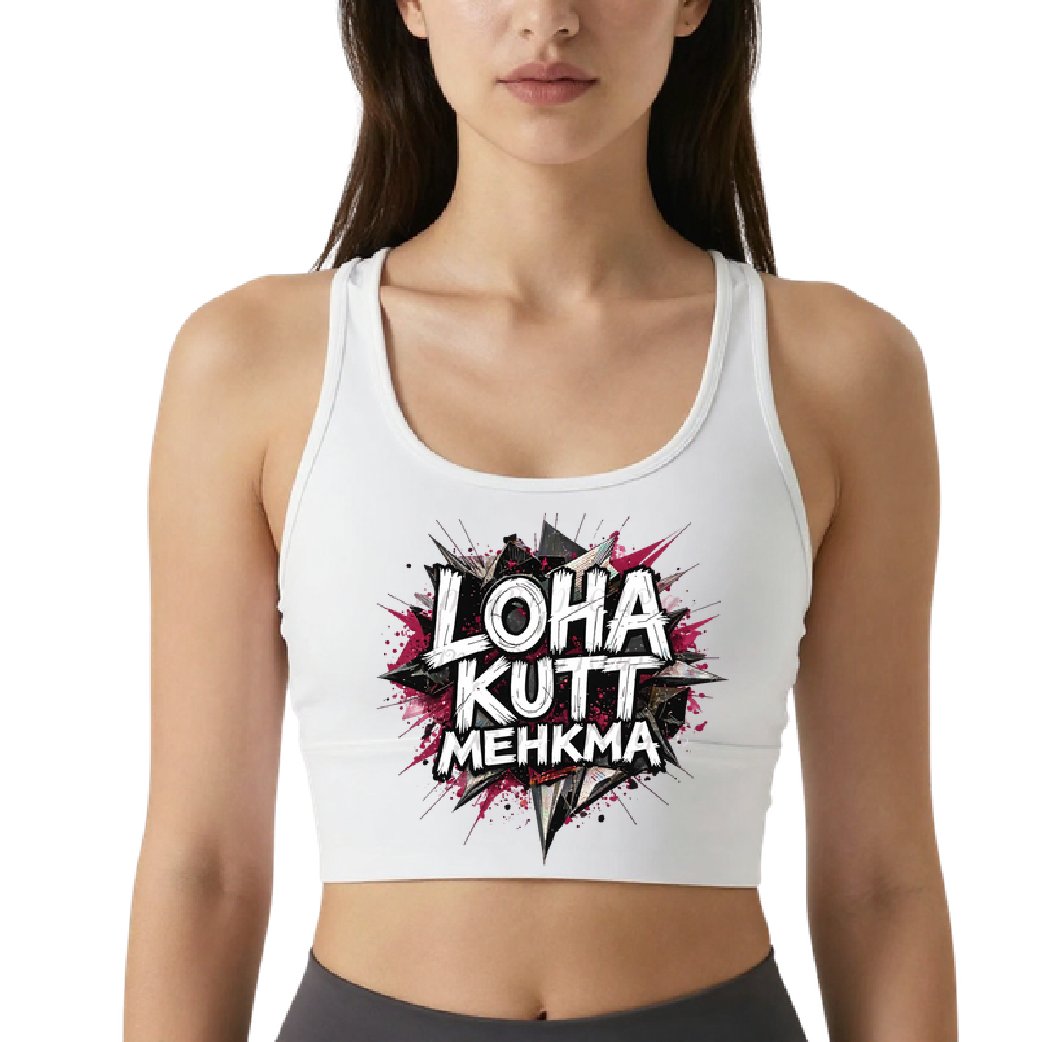 Loha Kutt Mehkma - Crop top (Red - White)