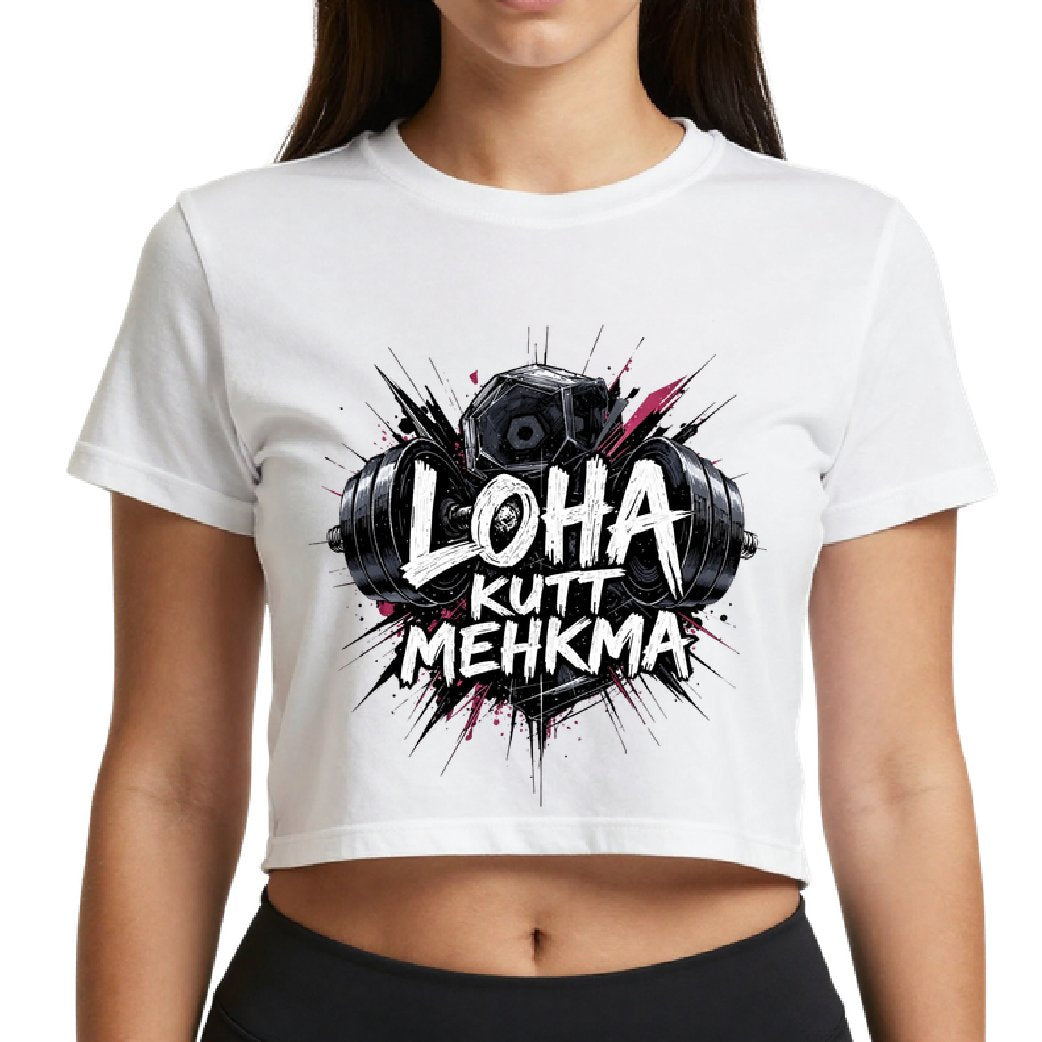 Loha Kutt Mehkma - Crop top (Black - Red)