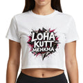 Loha Kutt Mehkma - Crop top (White - Red)