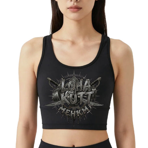 Loha Kutt Mehkma - Crop top (Black)