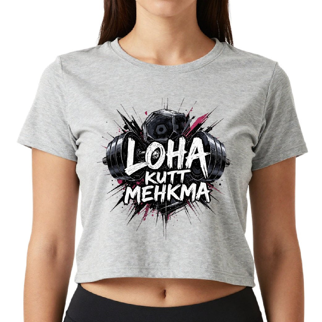 Loha Kutt Mehkma - Crop top (Black - Red)