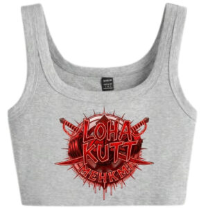 Kirpan force Women's Crop Top